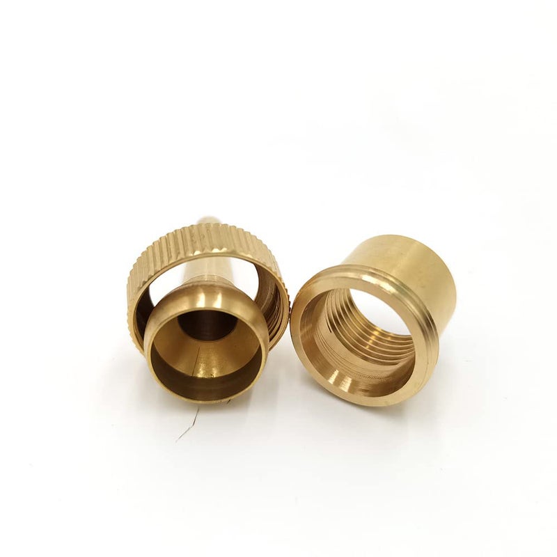 QLLUCKLY 6 قطع 1/2" DN15 فوهة نافورة نحاسية قابلة للتعديل اتجاهها رأس رش الماء للاستخدام في تنسيق الحدائق - Image 4